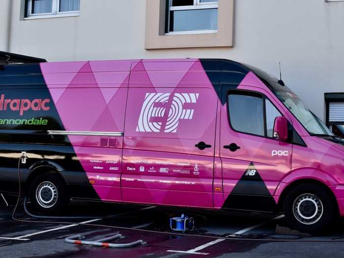 I got inside a Tour de France team car, the mobile command center for the world