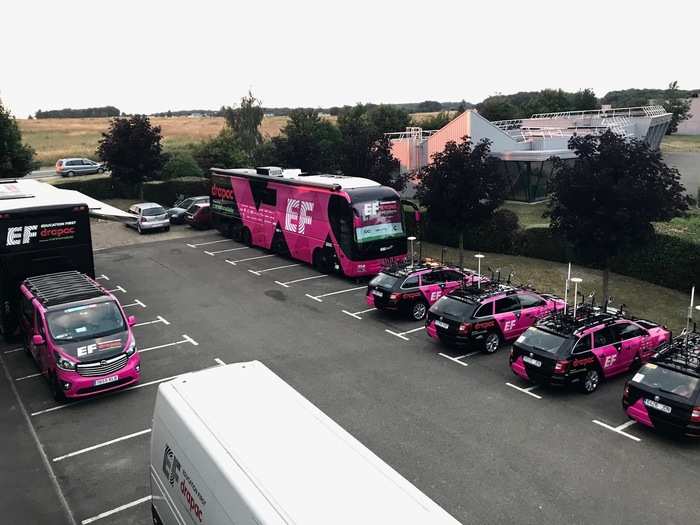 I got inside a Tour de France team car, the mobile command center for the world