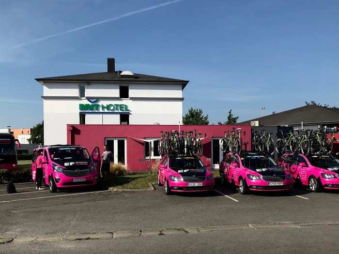 I got inside a Tour de France team car, the mobile command center for the world