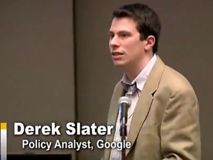 Derek Slater, Senior Public Policy Manager at Google