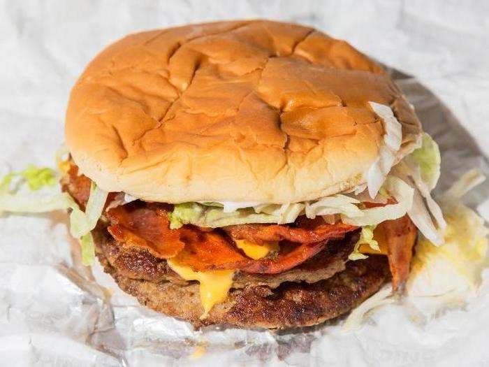 Our editor suggested the double bacon cheeseburger as an entry point to the chain