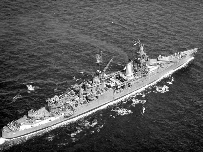 After it was overhauled, the USS Indianapolis was given a secret mission: transporting enriched uranium and other materials for the first atomic bomb on Hiroshima to a naval base on the Pacific island of Tinian.