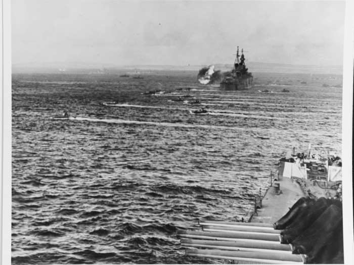 During WWII, the Indianapolis took part in many operations in the Pacific, including the Aleutian Islands, Iwo Jima, the Battle of Saipan, and more.