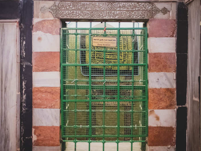 Al-Mohtaseb had told us that Palestinians believe Israel took 65% of the Ibrahimi Mosque, primarily because they count the garden and terrace outside. Meanwhile devout Jews, McLean said, feel they only received a sliver of the actual temple.