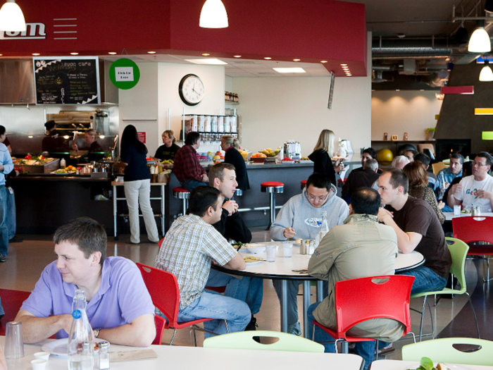 Google has so much free food, employees worry about gaining the "Google 15."