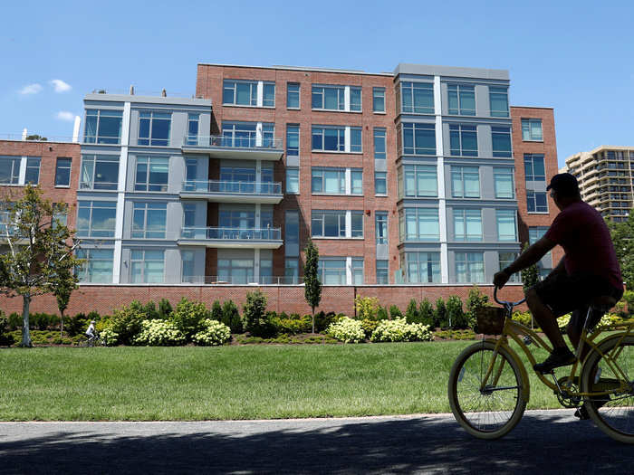 Another real estate holding Manafort allegedly used money from an offshore account to buy is located in this apartment building in Alexandria, Virginia, according to the indictment.