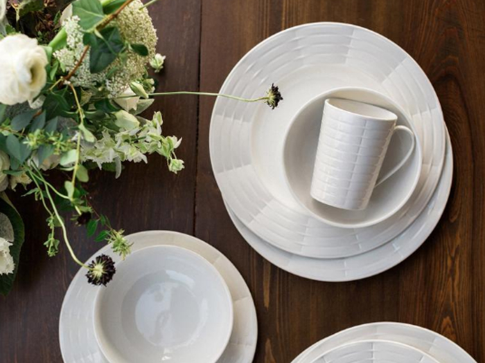 A modern, but simple place setting