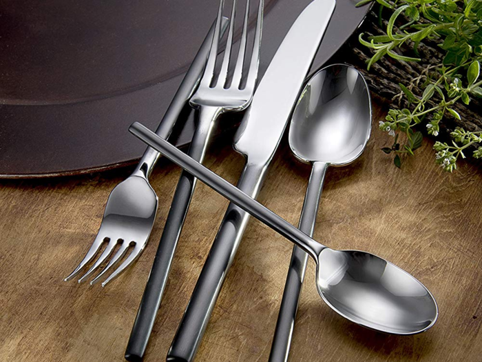 A classy flatware set