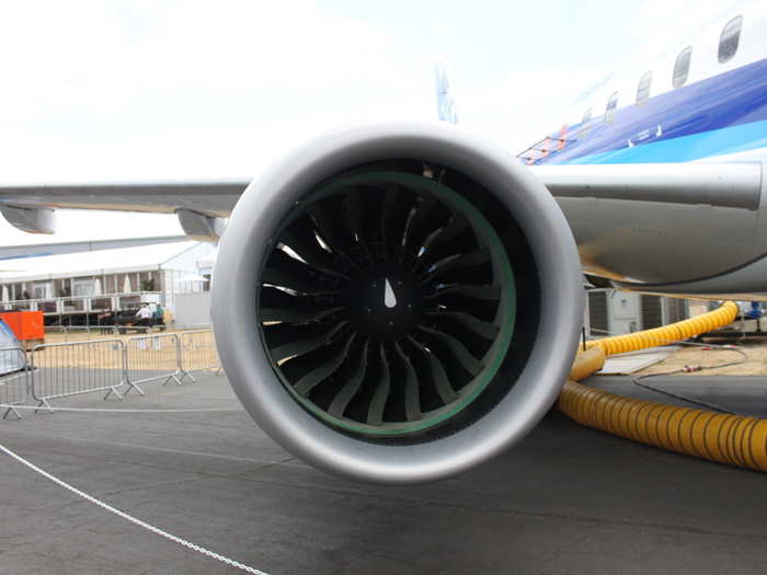 The Pratt & Whitney GTF engines are expected to make the MRJ 20% more fuel efficient than current regional jets.