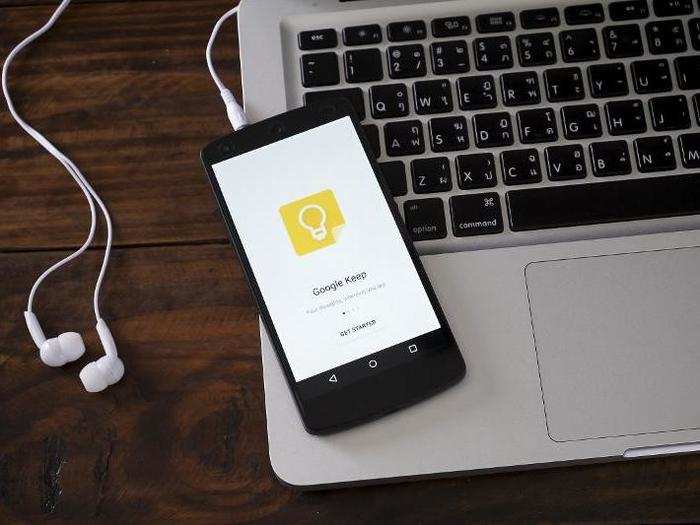 Google Keep can be downloaded from the app store for free on iOS mobile devices, and a desktop version can be installed as an extension of Google Chrome, also for free.