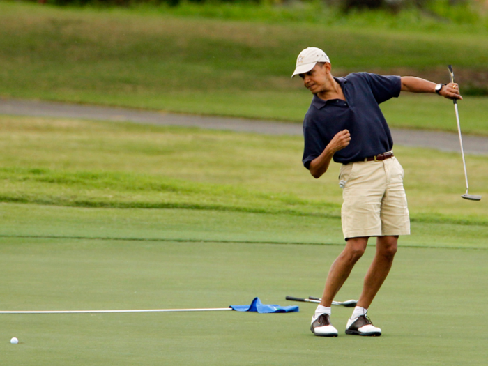 Obama also visited his home state of Hawaii and the island of Tetiaroa in French Polynesia, where he checked into luxury resort The Brando. A night there can cost anywhere from $3,034 to $4,318 for a one-bedroom villa.