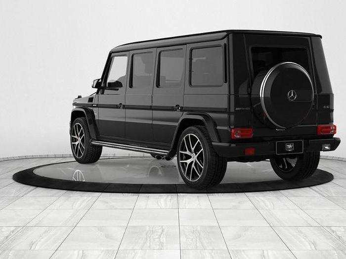 The truck meets a CEN 1063 BR7 armor level, which is one full level higher than its armored predecessor, the 2015 INKAS Mercedes-Benz G63 AMG.