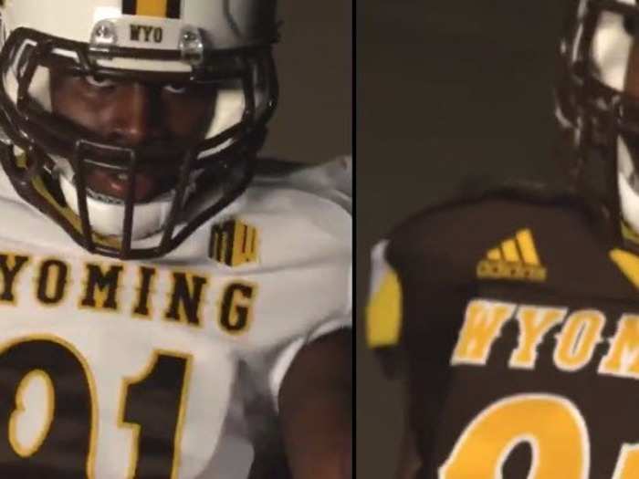 WYOMING — The Cowboys are yet another school that switched from Nike to Adidas and unveiled new uniforms.