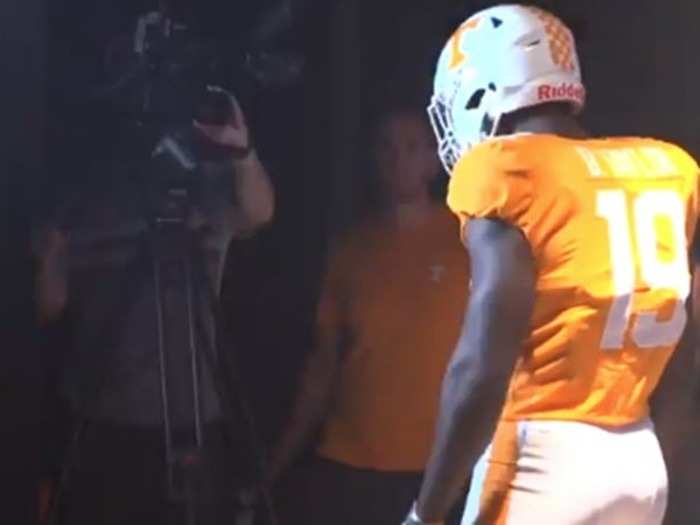 TENNESSEE — There is a rumor that the Vols will be ditching the checkerboard pattern from their helmets and pants. However, during a recent photo shoot, the checkerboard was still there. One change that is coming for the Vols is they have dropped their "smokey grey" alternates. Nothing but orange and white this season.