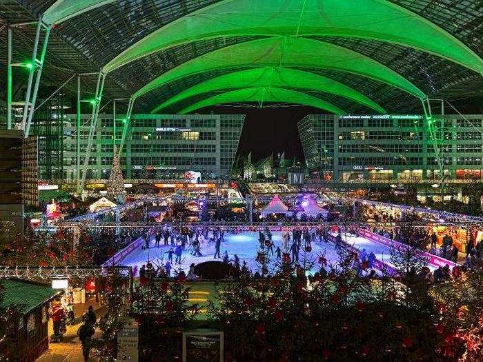 2. Munich International Airport (Germany) — Ice rink