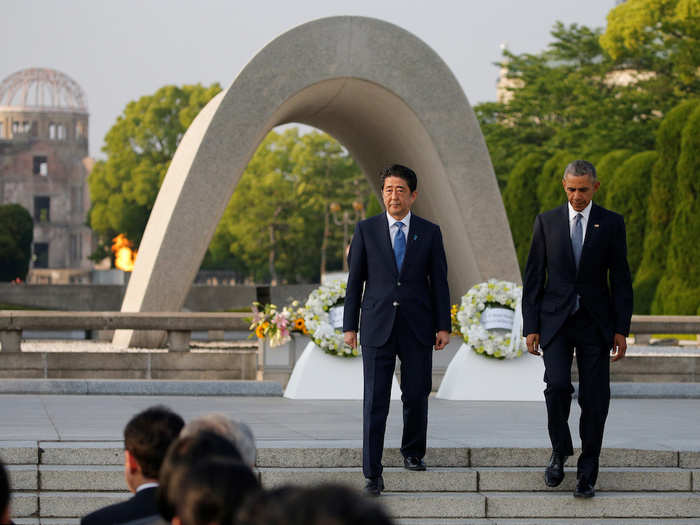 9. A historic meeting in Hiroshima