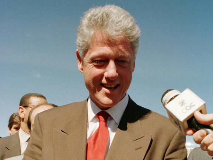 Bill Clinton was the third consecutive left-handed person to hold the office.