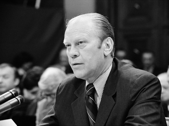 Gerald Ford, the 38th president of the United States, was left-handed, but switched back and forth.