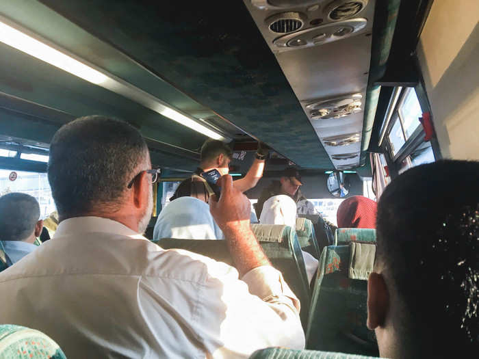 As we got to the main gate, two young IDF soldiers boarded the bus to check everyone