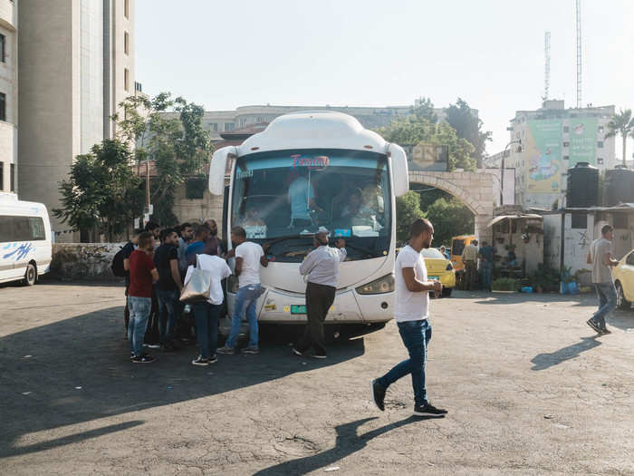 There are four bus stations in Ramallah. The bus station to Jerusalem is on Nablus Road. It