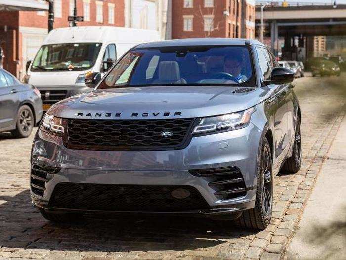 Up front, the Velar features the brand