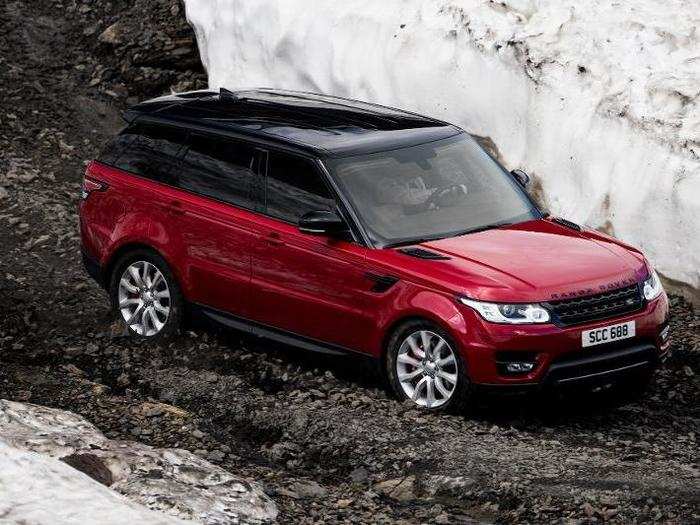 ...Below the Range Rover Sport and...