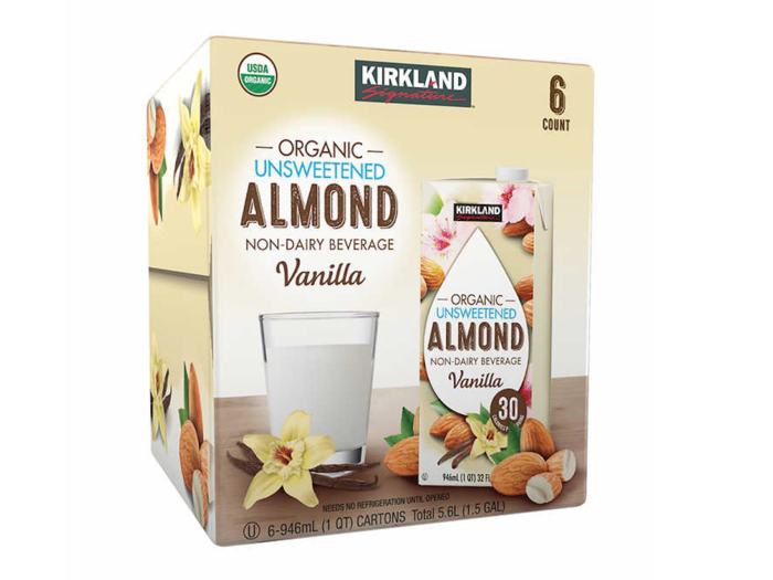 Kirkland Signature Almond Milk and Soy Milk