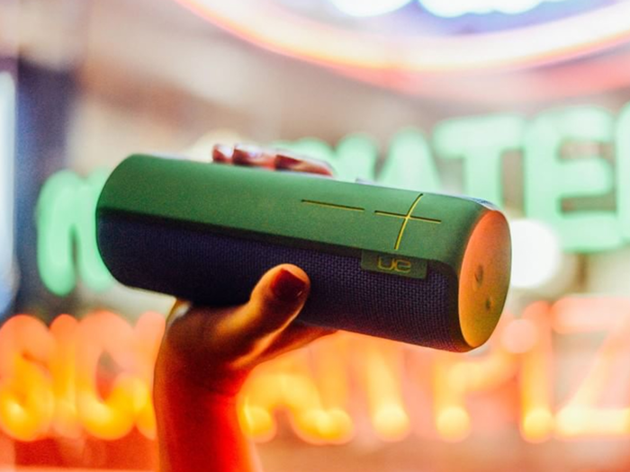 A colorful speaker that is college-proof