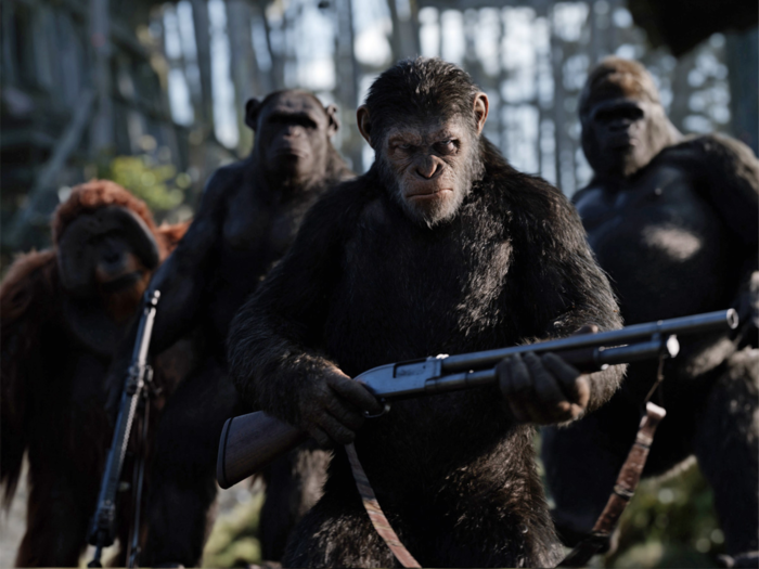 34. "War for the Planet of the Apes" (2017)