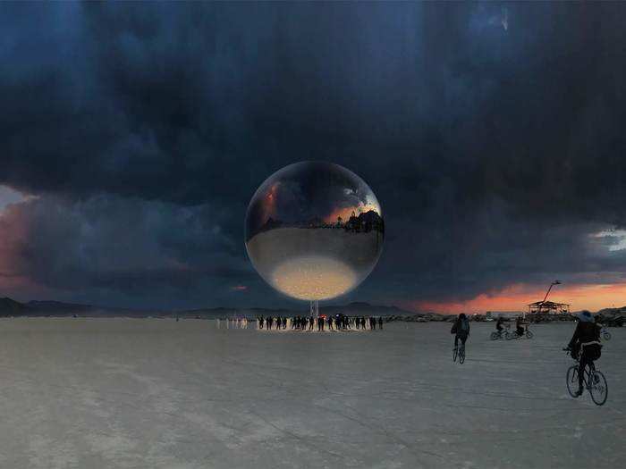 At night, the Orb will blend with the surrounding environment.