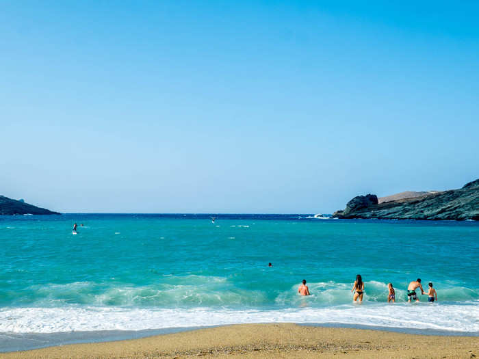 The beaches in Tinos have a wild quality to them. This isn