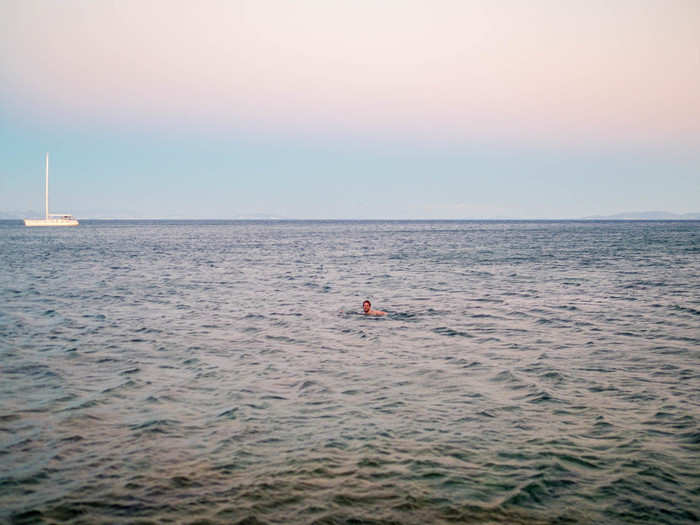 Over the next couple of days, I adapted to the slow rhythm of the island, whiling away the hours on a nearby beach or taking a dip in the bay.