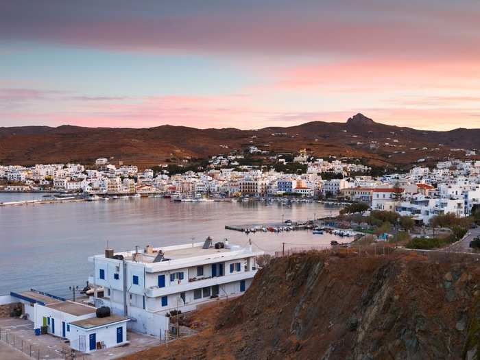 From a distance, Chora is spectacular. I stayed about a 10-minute walk from the main square at a small hotel called Agali Bay. While the hotel was nothing special architecturally, it was only $70 a night for a room with a view of the sea. The family that has run the hotel for 30 years was incredibly kind, helpful, and accommodating.