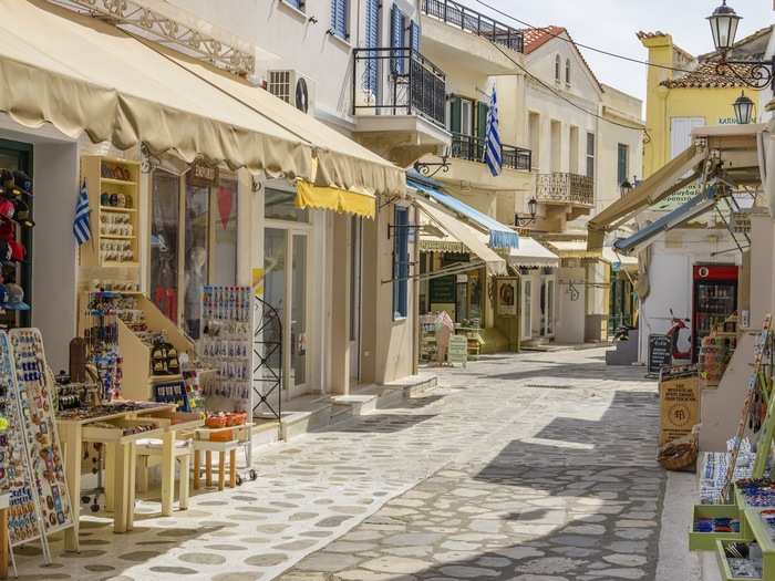 Immediately upon arriving in Tinos, I realized how different the island is from Santorini or Mykonos. While its town, Chora, also has cobblestone streets and white Cycladic architecture, it