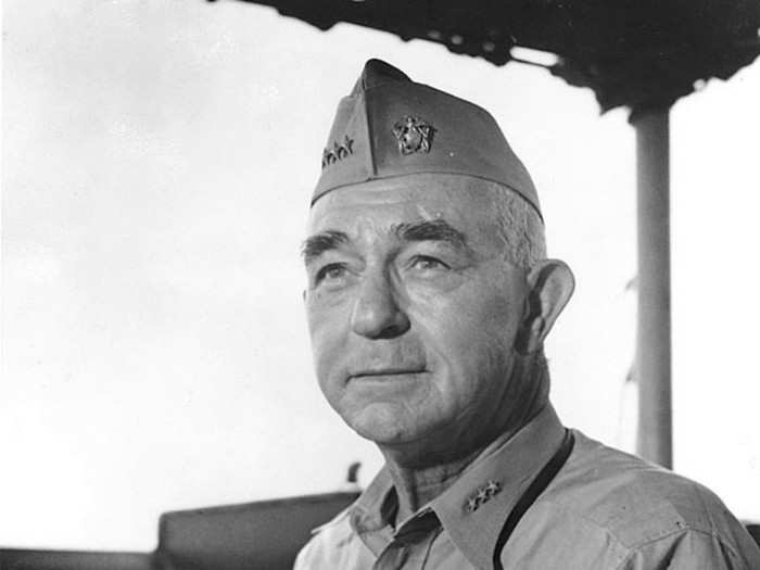 With the Allied transport and cargo ships unprotected, Admiral Richmond Turner ordered their withdrawal, leaving the US Marines stranded and unsupplied on Guadalcanal for nearly three months.