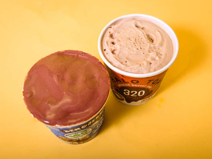 Both ice creams had a similar taste and texture to regular ice cream.