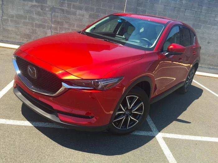 The CX-5 features Mazda