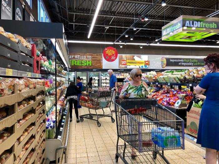 The biggest, most obvious change in the new store was the fresh department, which featured perishable goods like produce and dairy.