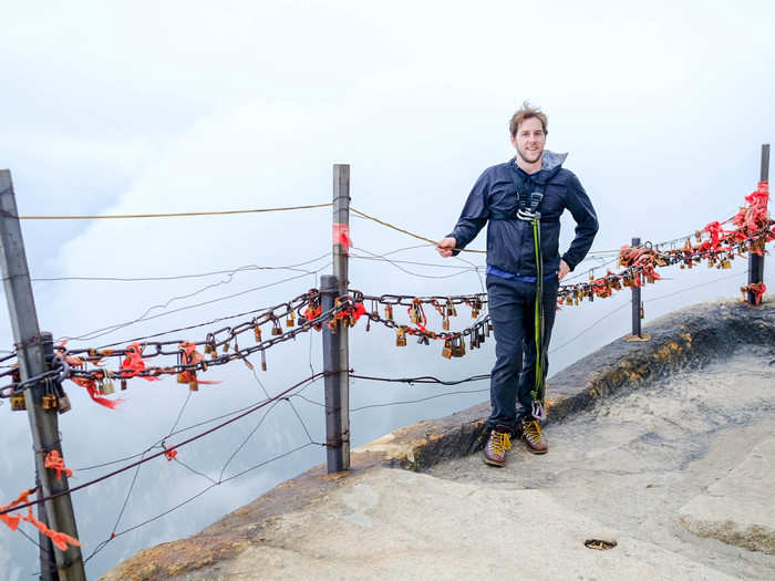 I have a smile on my face, but I was pretty much panicking the whole time. I was convinced that there was no way I was going to make it back in time for the last cable car.