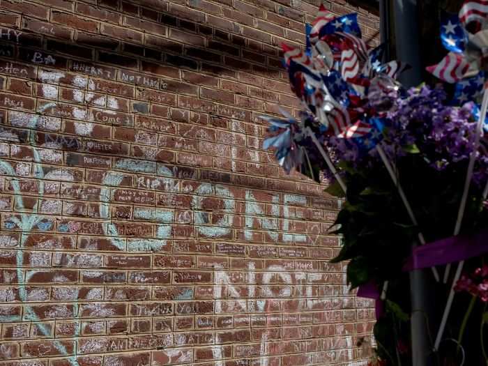 Charlottesville resident Joy Funston said, "The police cannot do anything to make up for last year." She said she was frustrated with the largely hands-off approach police used against violence a year ago: "They