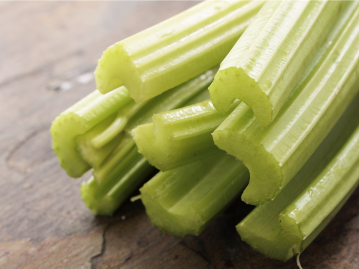 Fresh vegetables turn yellow when they