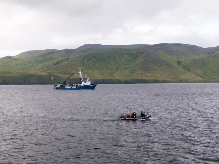 "The 17 hours of daylight that now occur at this high latitude were both a godsend and a curse as there was ample time to work, but little time to sleep," Eric Terrill, an archaeologist and the leader of the expedition, said in a mission log.