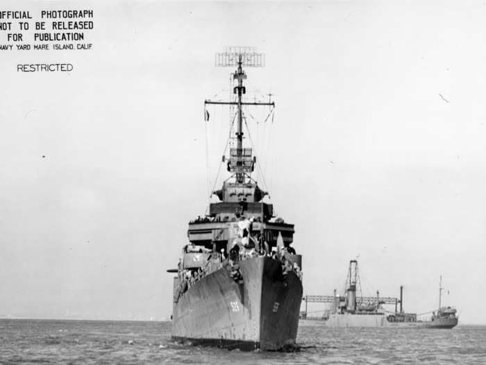 American forces quickly called in a number of battleships, including the USS Abner Read, as well as heavy air power to repel the Japanese invasion.