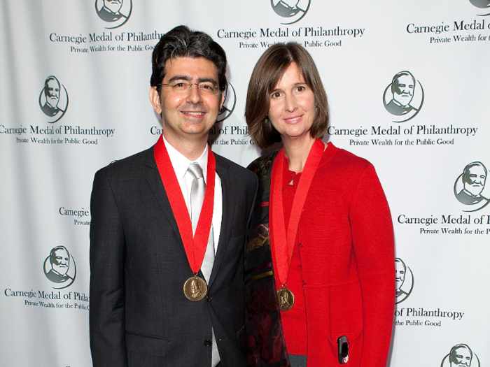 9. Pierre and Pam Omidyar