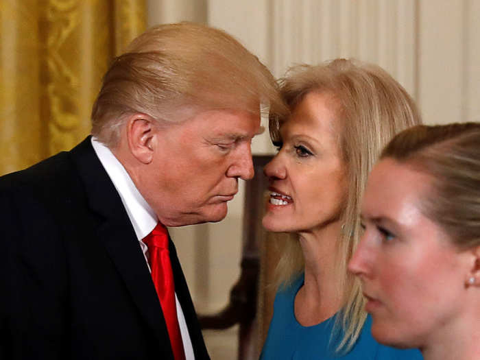 Kellyanne suggested to The Post that she feels torn between the two of them. "I feel there