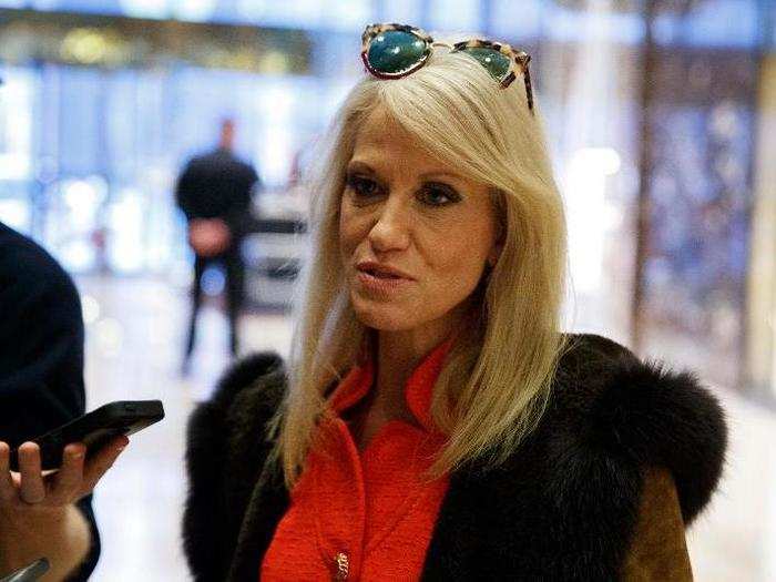 Kellyanne joined Trump