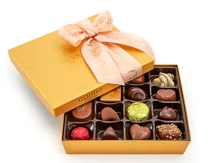 A classic chocolate gift box