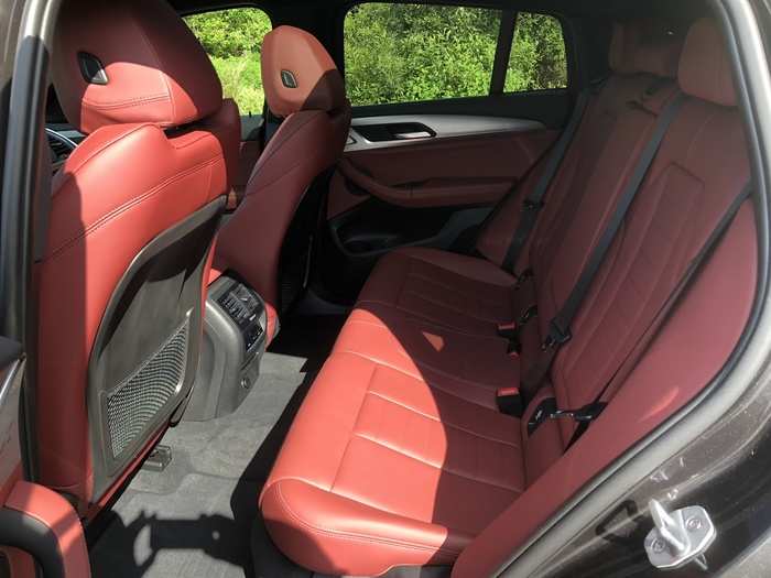 ... Are adequately roomy. The "Tacora Red Vernasca Leather" interior, which comes with contrasting stitching, is lovely and expensive, a $1,700 extra.