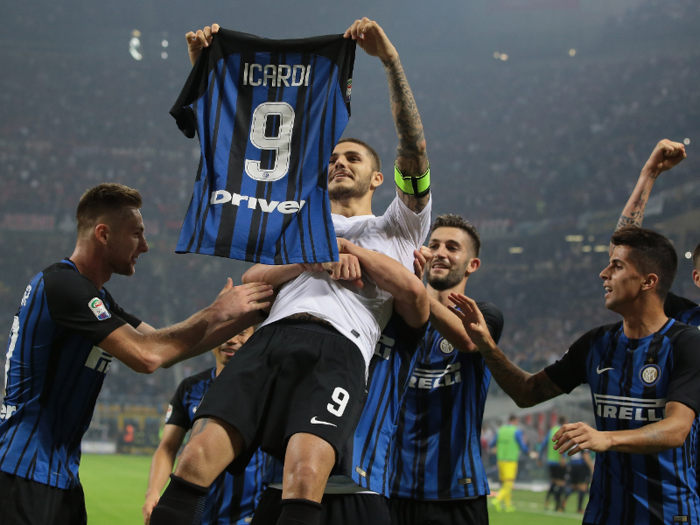 14. Inter Milan — 13.8 million followers