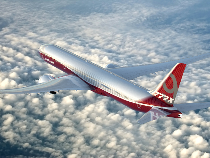 The Boeing 777X is expected to enter service in 2020.